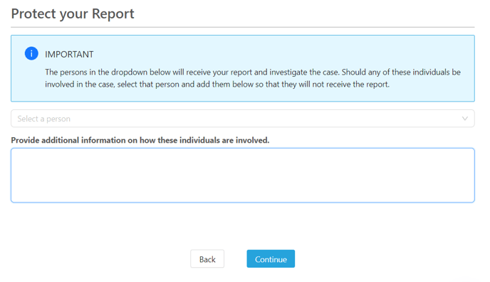 protect your report